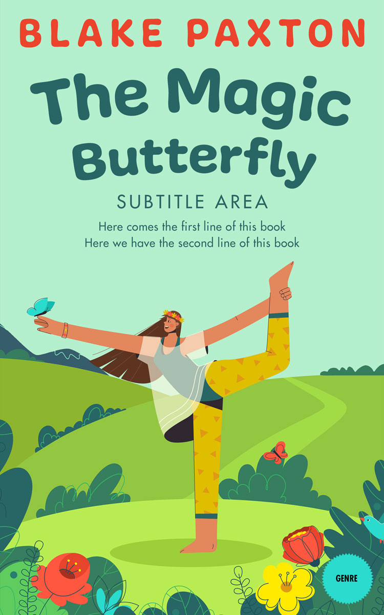 2D view of Premade Health & Mind & Body Book Cover - Padua