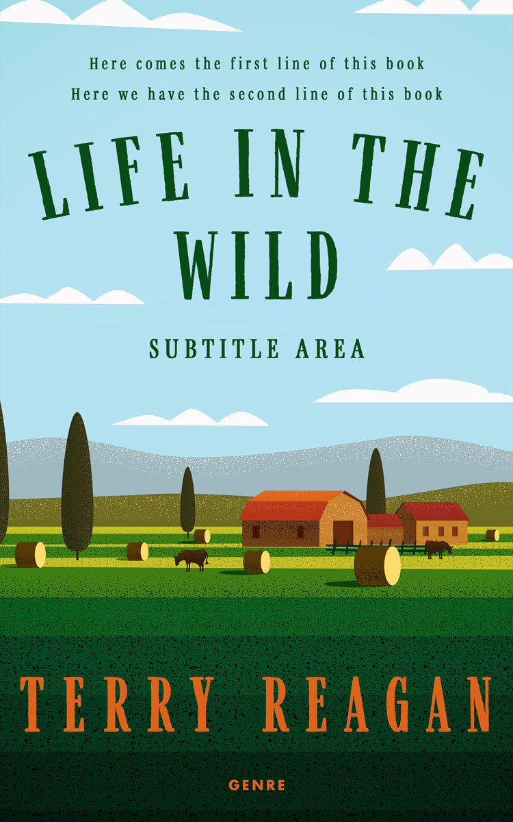 2D view of Premade Literary Fiction Book Cover - Parsley