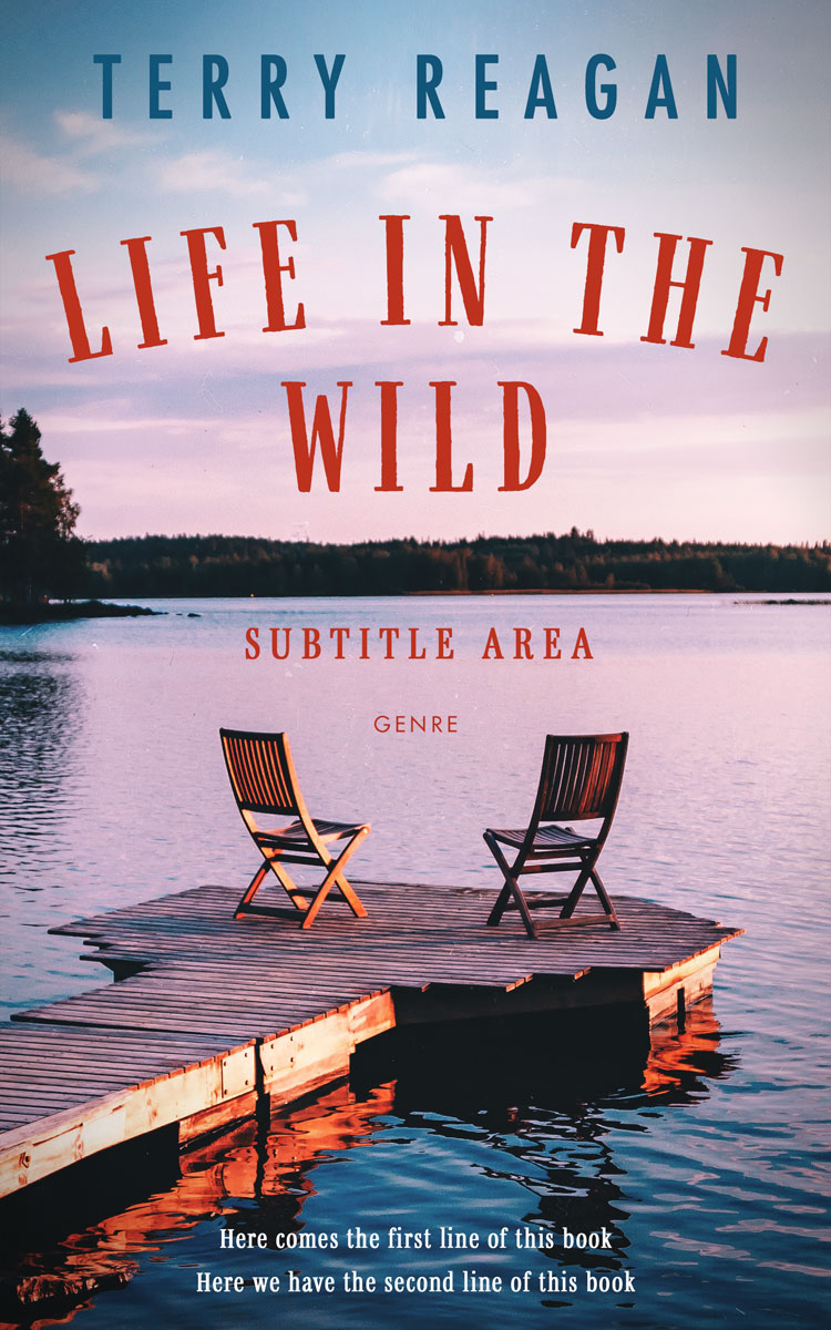 2D view of Premade Literary Fiction Book Cover - Maverick