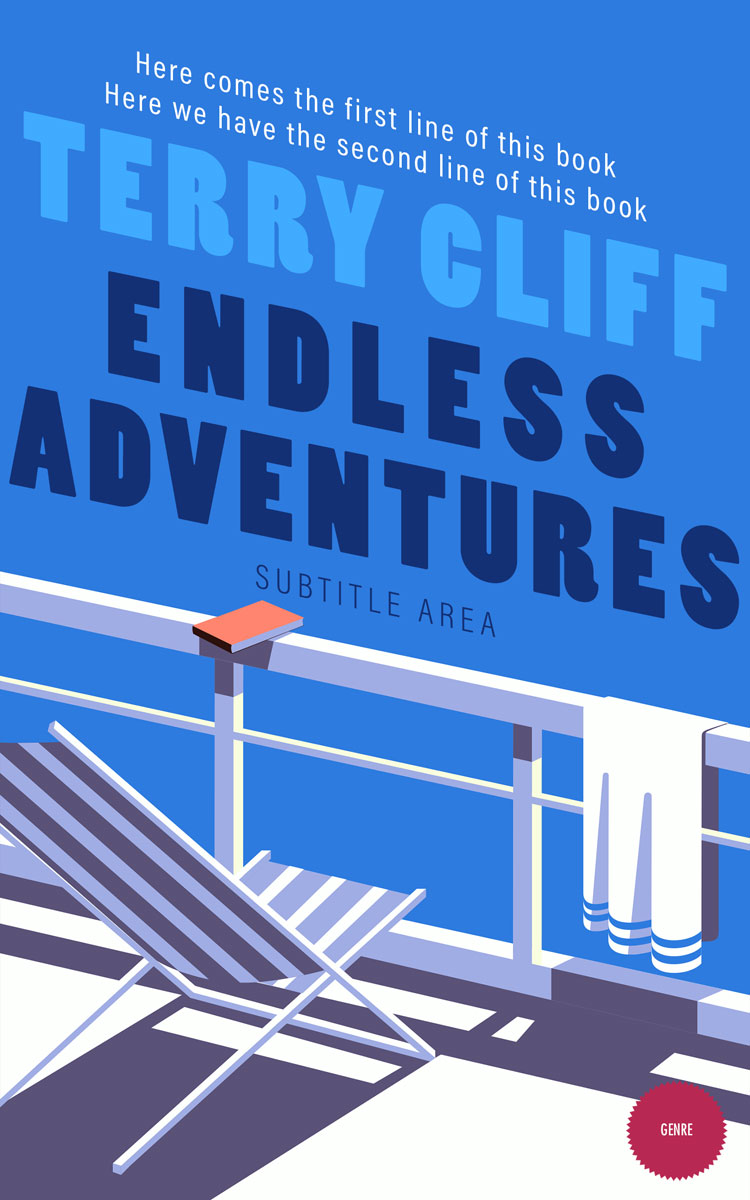 2D view of Premade Travel Book Cover - Mariner