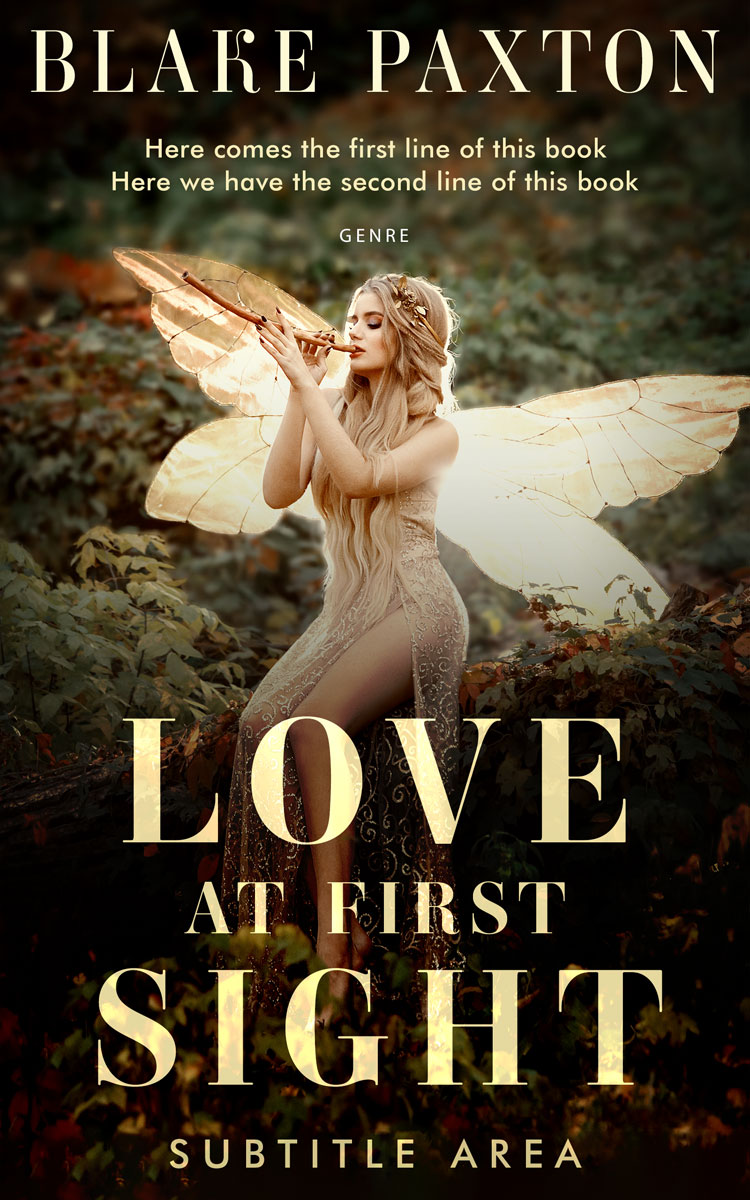 2D view of Premade Fantasy Book Cover - Pavlova