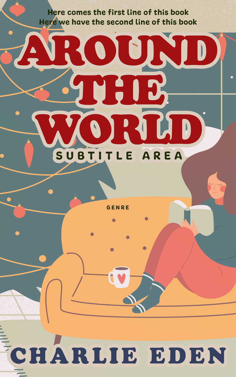 2D view of Premade Teen & Young Adult Book Cover - Calico