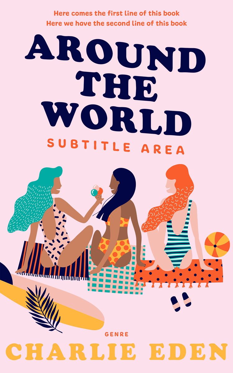 2D view of Premade Travel Book Cover - Cherub