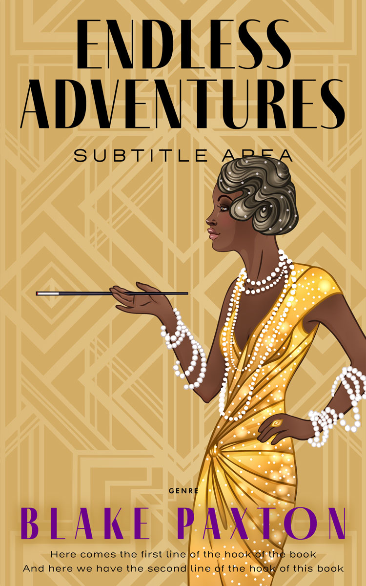 2D view of Premade Historical Book Cover - Apache