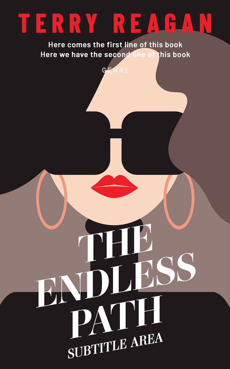 2D view of Premade Chick Lit Book Cover - Mine Shaft