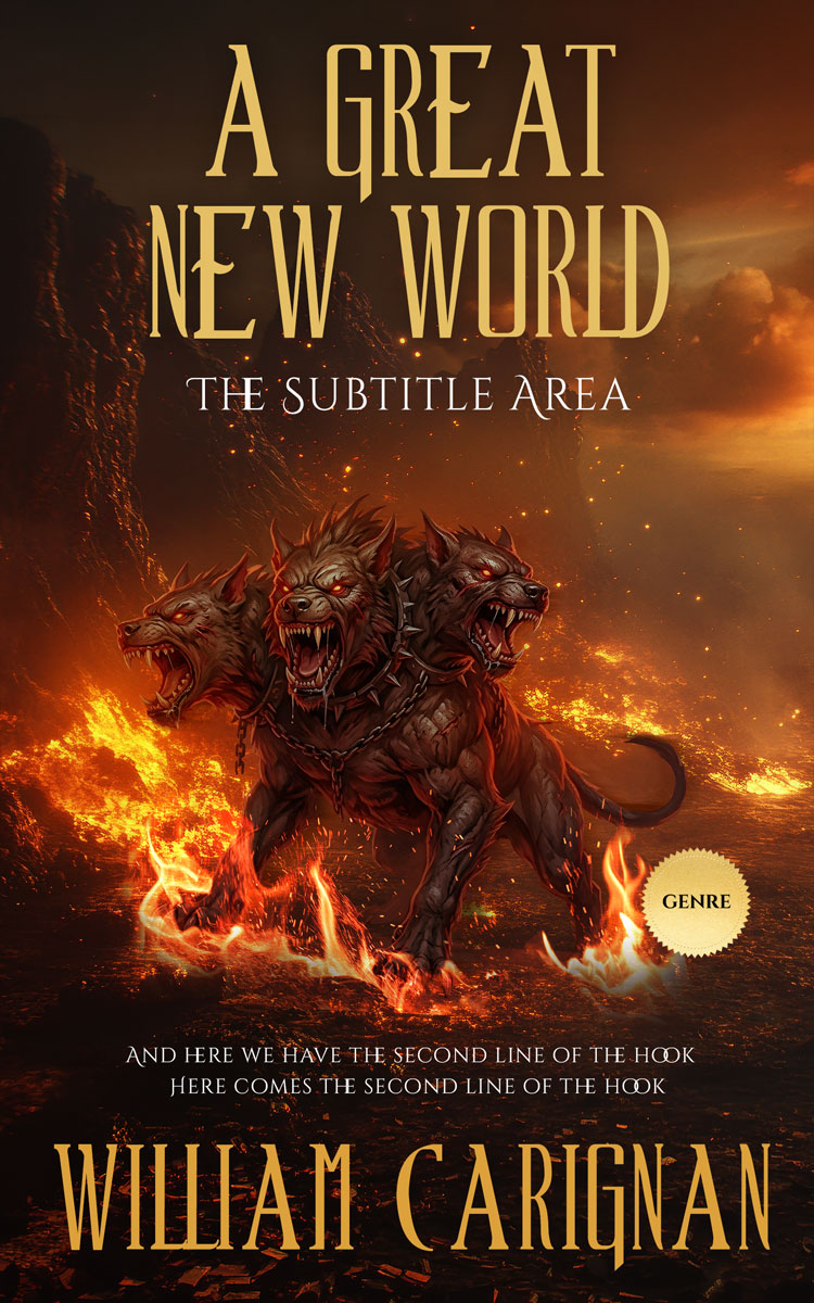 2D view of Premade Fantasy Book Cover - Sambuca #60001 | BookCoverZone*