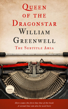 Pre Made Book Cover Grain Brown