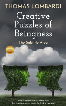 Pre Made Book Cover Lunar Green