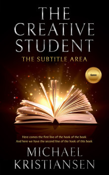 Pre Made Book Cover Tan