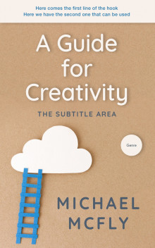 Pre Made Book Cover Tan