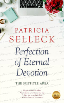 Pre Made Book Cover Green White