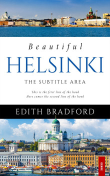 Pre Made Book Cover Hippie Blue