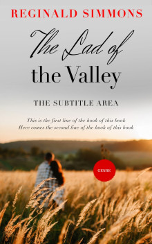 Pre Made Book Cover Swirl