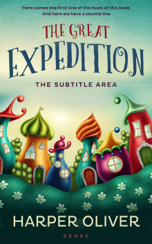 Pre Made Book Cover Elephant