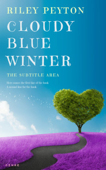 Pre Made Book Cover Curious Blue