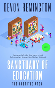 Pre Made Book Cover Malibu