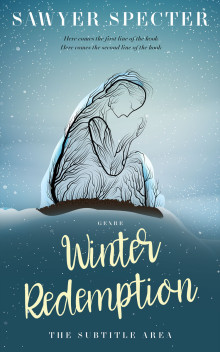 Pre Made Book Cover Smalt Blue