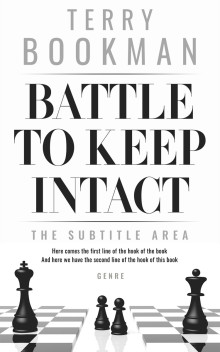 Pre Made Book Cover Silver