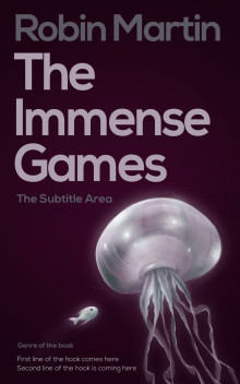 Pre Made Book Cover Aubergine