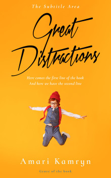 Pre Made Book Cover Sun