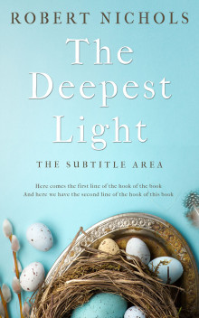 Pre Made Book Cover Powder Blue