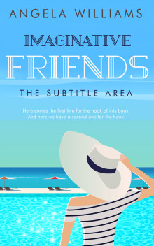 Pre Made Book Cover Turquoise Blue