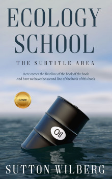 Pre Made Book Cover Pickled Bluewood