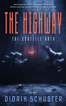 Pre Made Book Cover Mirage