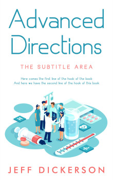 Pre Made Book Cover Powder Blue