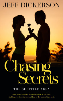 Pre Made Book Cover Golden Sand