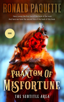 Pre Made Book Cover Cocoa Bean