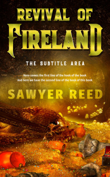 Pre Made Book Cover Bronze