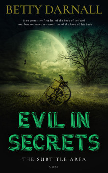 Pre Made Book Cover Hunter Green