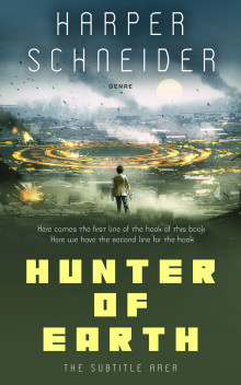 Pre Made Book Cover Lunar Green