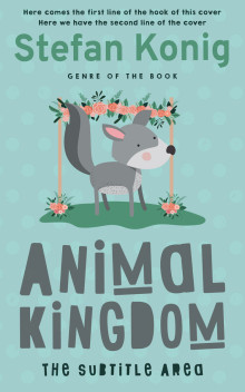 Pre Made Book Cover Shadow Green