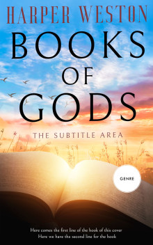 Pre Made Book Cover Wafer