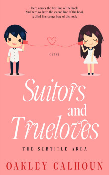 Pre Made Book Cover Sweet Pink
