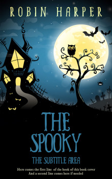 Pre Made Book Cover Double Colonial White