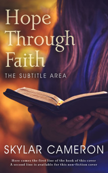 Pre Made Book Cover Bleached Cedar