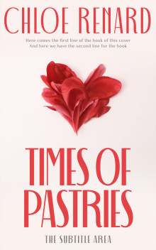 Pre Made Book Cover Persian Red