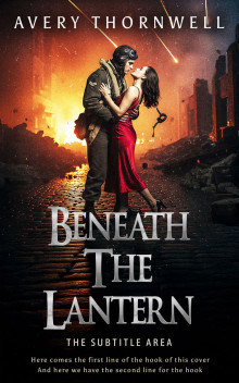 Pre Made Book Cover Antique Brass