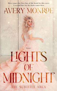 Pre Made Book Cover Stark White