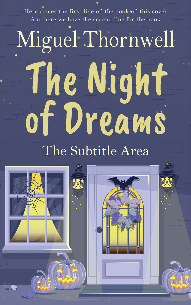 Pre Made Book Cover Comet