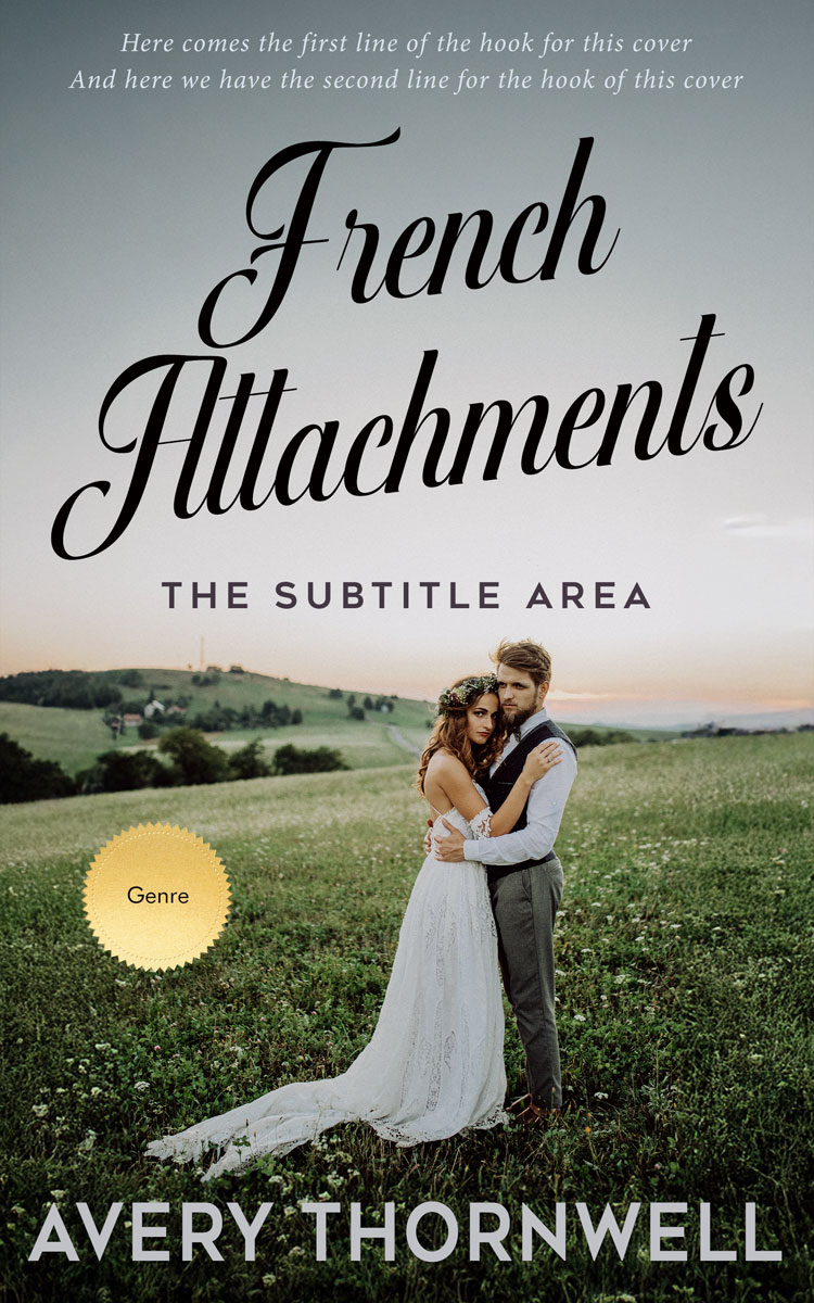 Pre Made Book Cover Green Spring