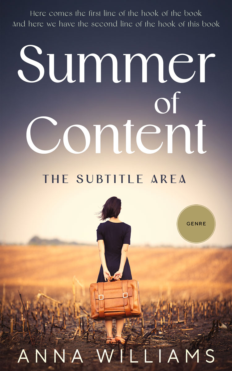 Pre Made Book Cover Brandy