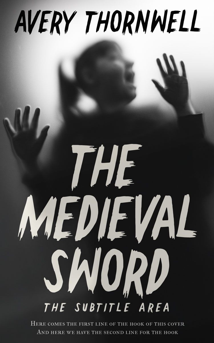 Pre Made Book Cover Quill Gray