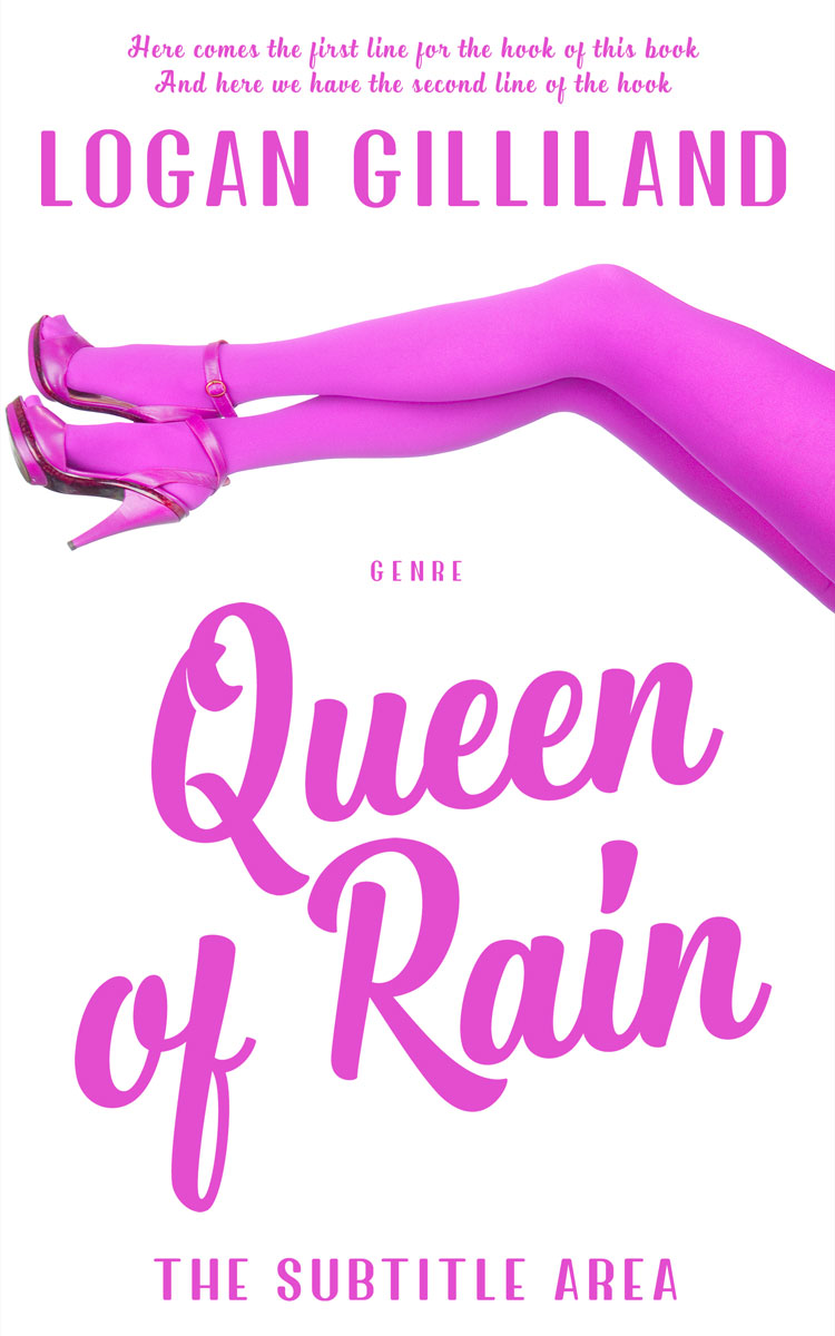 Pre Made Book Cover Orchid