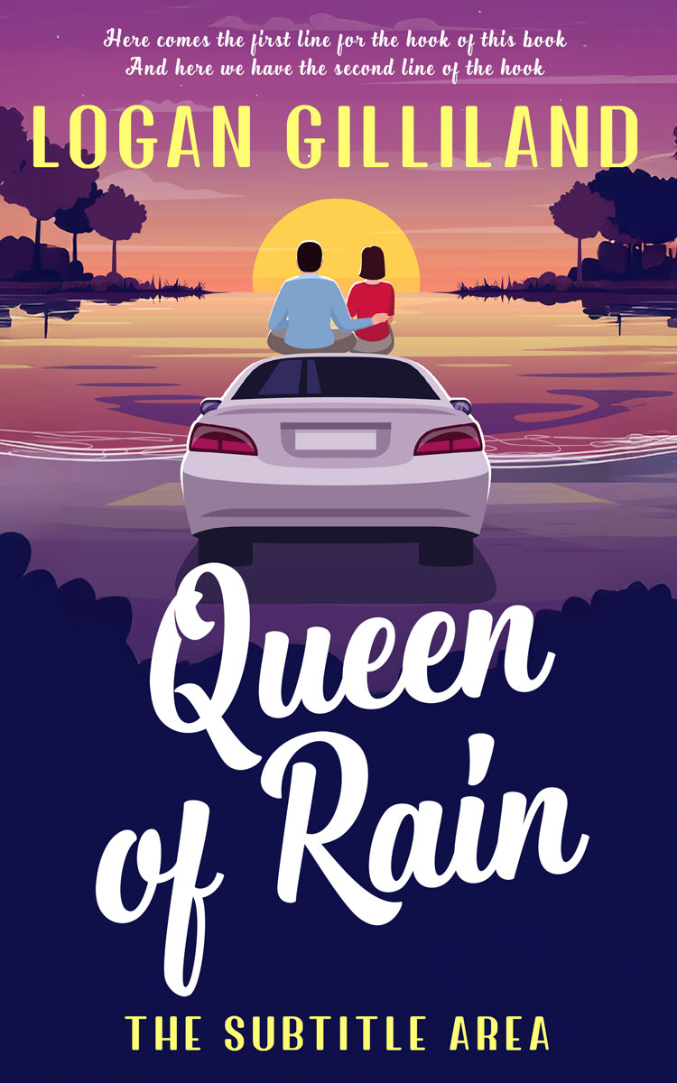 Pre Made Book Cover Cameo