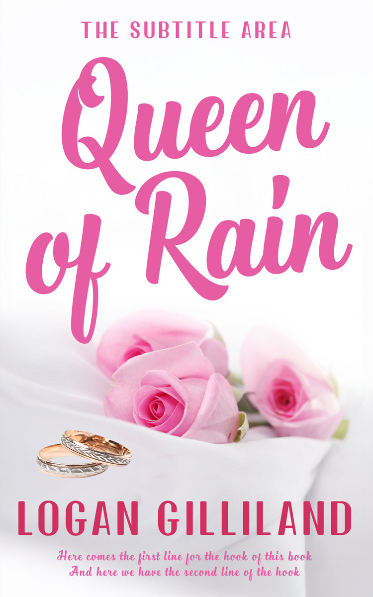 Pre Made Book Cover Cranberry