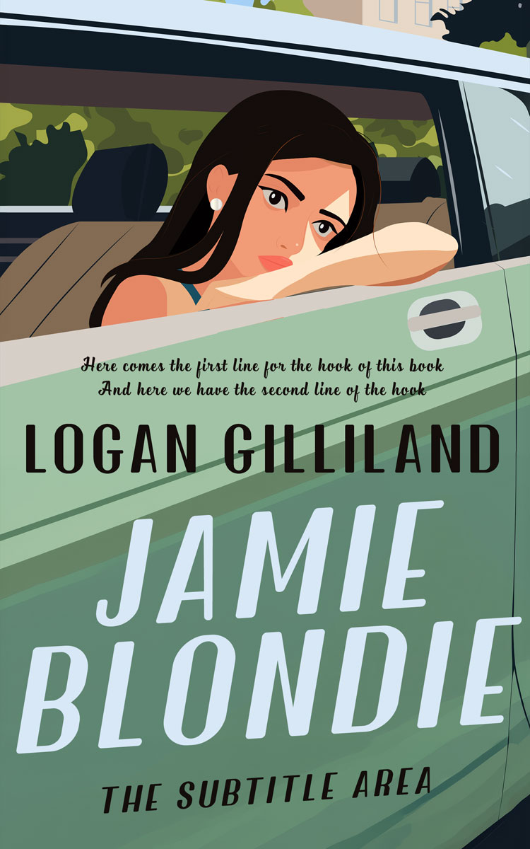 Pre Made Book Cover Viridian Green